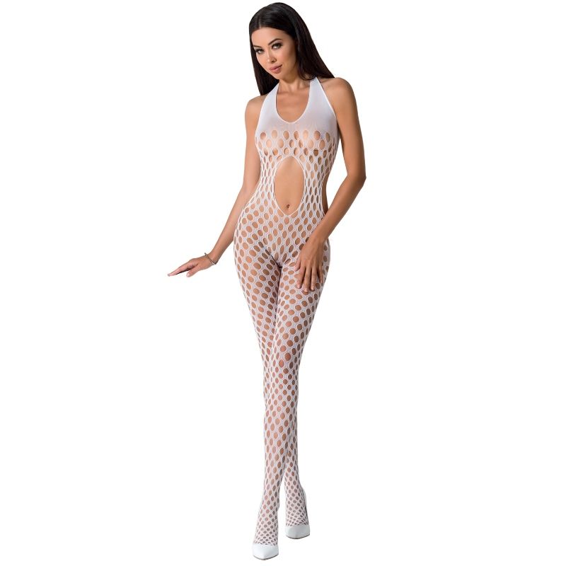 PASSION - DONNA BS065 BODYSTOCKING NERO TAGLIA UNICA