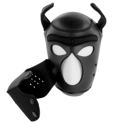 DARKNESS - MASCHERA PER CANI IN NEOPRENE CON MUSERELLA RIMOVIBILE L