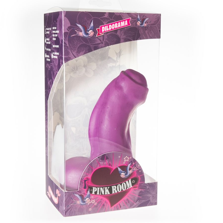 PINK ROOM - NESTOR DILDO REALISTICO VIOLA 16,5 CM