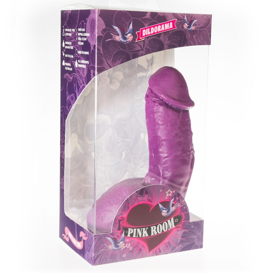 PINK ROOM - ELIAN DILDO REALISTICO VIOLA 17,5 CM