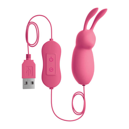 OMG - CUTE RABBIT POTENTE VIBRATORE ROSA USB