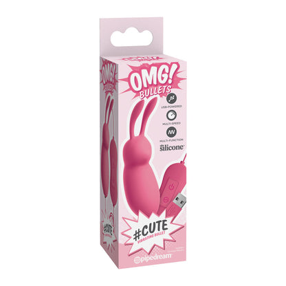 OMG - CUTE RABBIT POTENTE VIBRATORE ROSA USB