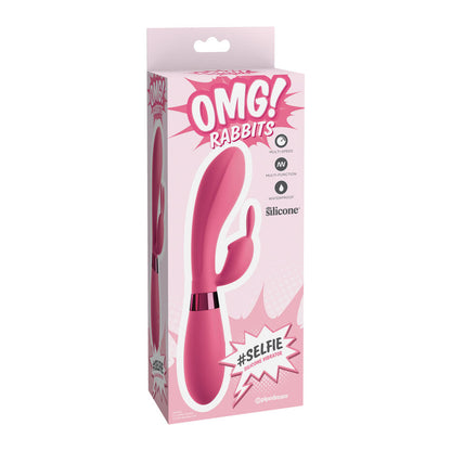 OMG - SELFIE SILICONE VIBRATORE CONIGLIO ROSA