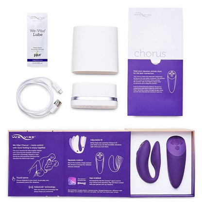 WE-VIBE - VIBRATORE CHORUS PER COPPIA CON LILAC SQUEEZE CONTROL