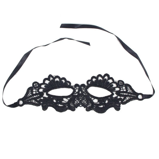 QUEEN LINGERIE - MASCHERA NERA TAGLIA UNICA