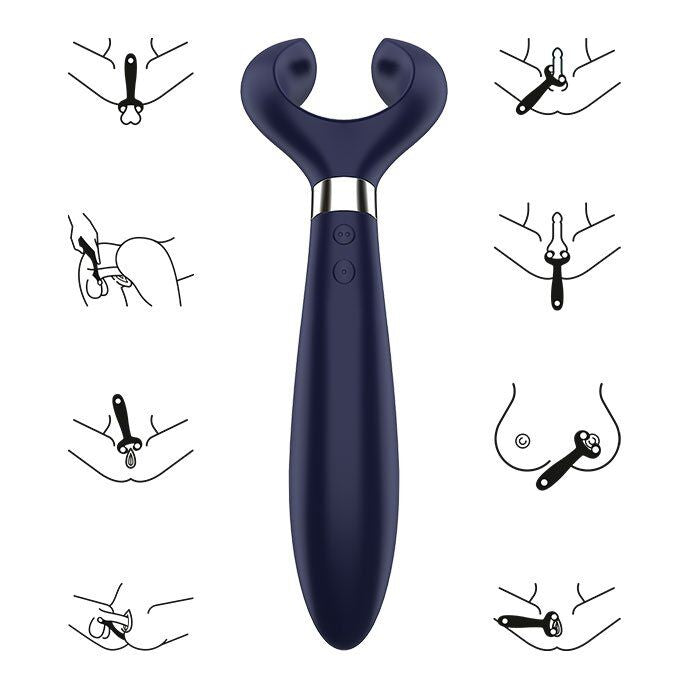 SATISFYER - DIVERTIMENTO INFINITO MULTI VIBRATOR 3 BLU