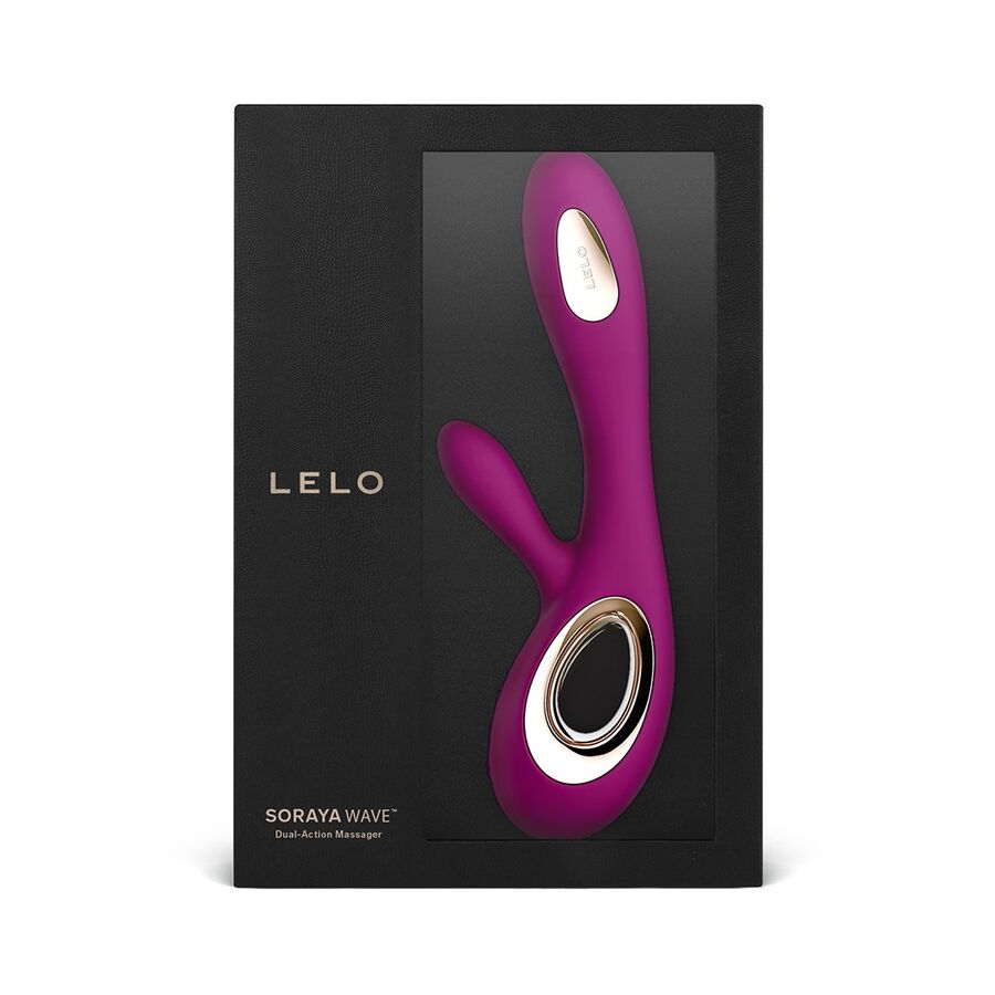 LELO - SORAYA VIBRATORE WAVE RABBIT DEEP ROSE