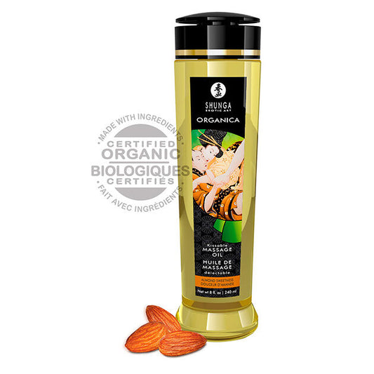 SHUNGA - OLIO DA MASSAGGIO ALLE MANDORLE BIOLOGICO 240 ML