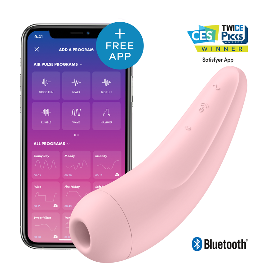 SATISFYER - CURVY 1 + ROSSO ROSA