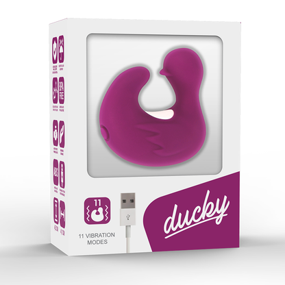 COVERME - DUCKYMANIA RICARICABILE DITALE ANATRA STIMOLANTE IN SILICONE