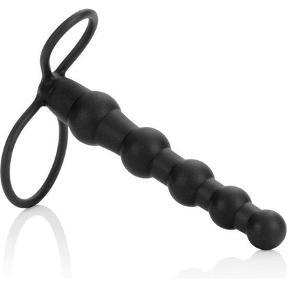 CALIFORNIA EXOTICS - DOUBLE PENETRATOR WITH BLACK BEADS