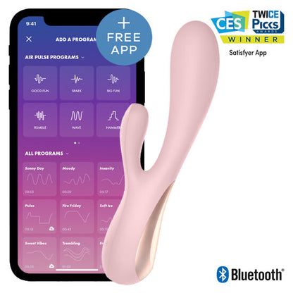 SATISFYER - MONO FLEX ROSSO CON APP