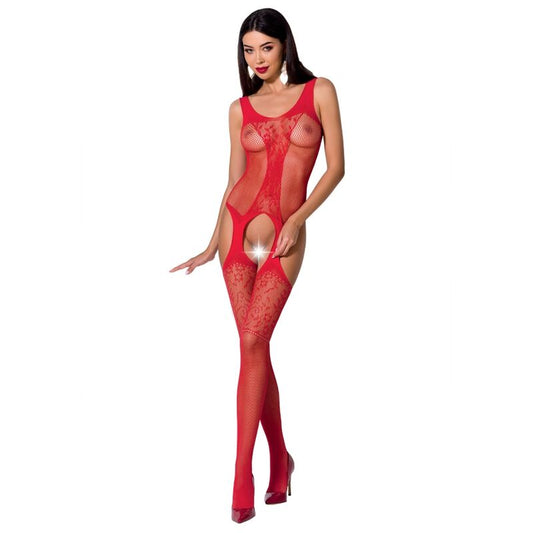 PASSION - DONNA BS072 BODYSTOCKING TAGLIA UNICA NERO