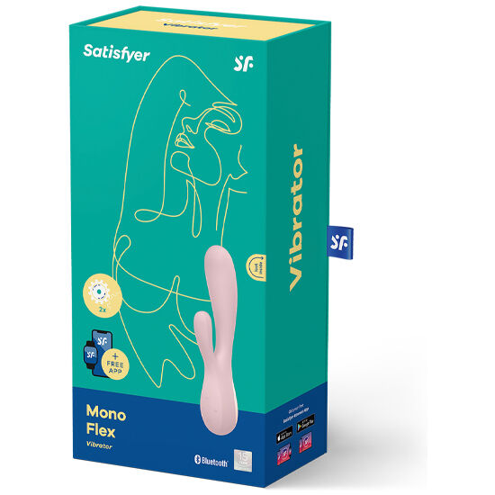 SATISFYER - MONO FLEX ROSSO CON APP