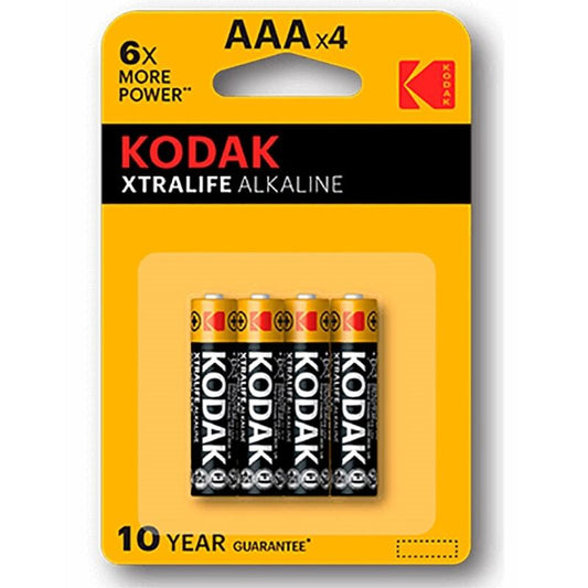 KODAK - BATTERIA ALCALINA XTRALIFE AAA LR03 BLISTER * 4