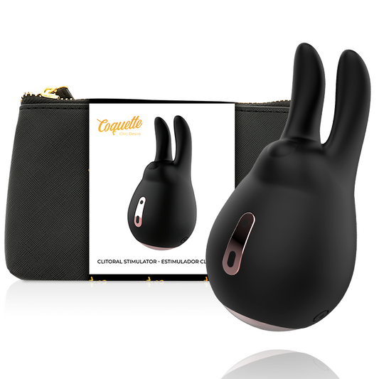 COQUETTE TOYS - STIMOLATORE CLITORIALE NERO/ORO