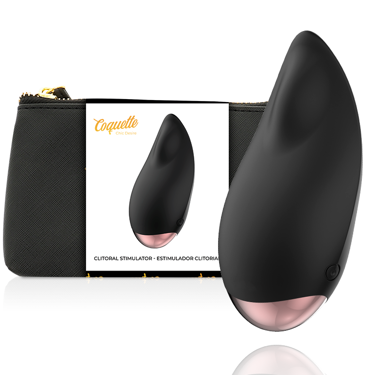 COQUETTE TOYS - STIMOLATORE CLITORIALE NERO/ORO