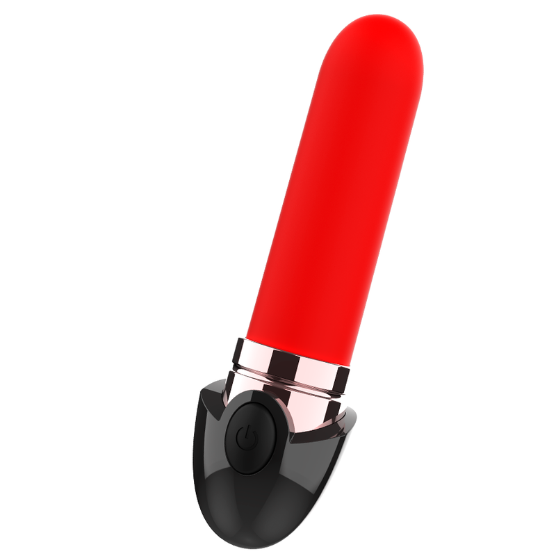 COQUETTE TOYS - VIBRATOR ROSSETTO RICARICABILE NERO/ORO