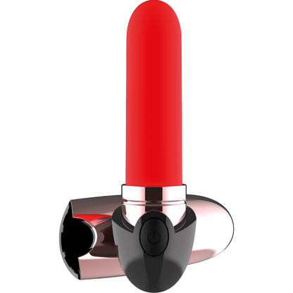 COQUETTE TOYS - VIBRATOR ROSSETTO RICARICABILE NERO/ORO