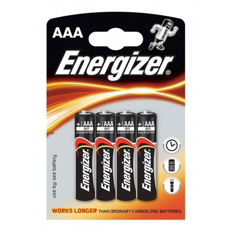 ENERGIZER - BATTERIA ALCALINA AAA LR03 *4