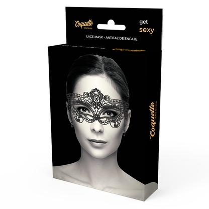 COQUETTE CHIC DESIRE - MASCHERA IN FINE PIZZO NERO