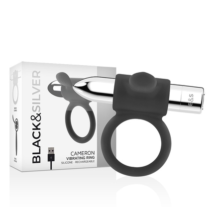 BLACK&SILVER - ANELLO RICARICABILE CAMERON ARGENTO