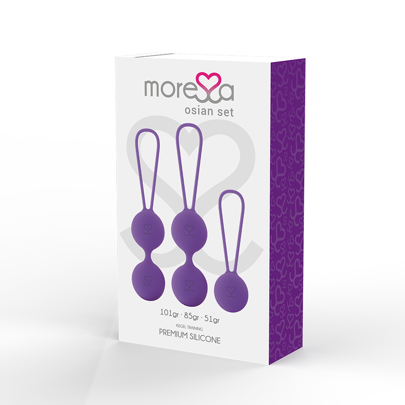 MORESSA - OSIAN SET PREMIUM IN SILICONE LILLA