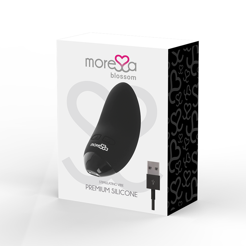 MORESSA - VIBRATORE BLOSSOM NERO