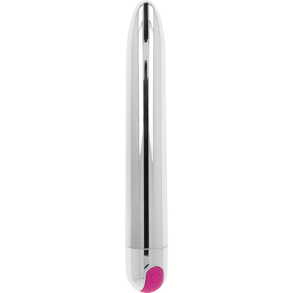 OHMAMA - VIBRATORE ARGENTO RICARICABILE 10 MODALIT 18,5 CM