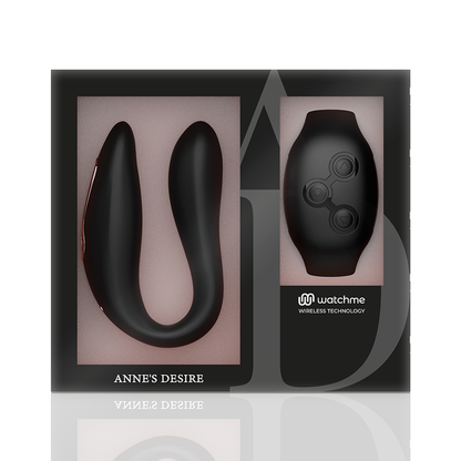 ANNE'S DESIRE - DUAL PLEASURE TECNOLOG A WATCHME NERO