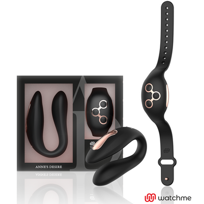 ANNE'S DESIRE - DUAL PLEASURE TECNOLOG A WATCHME NERO/ORO