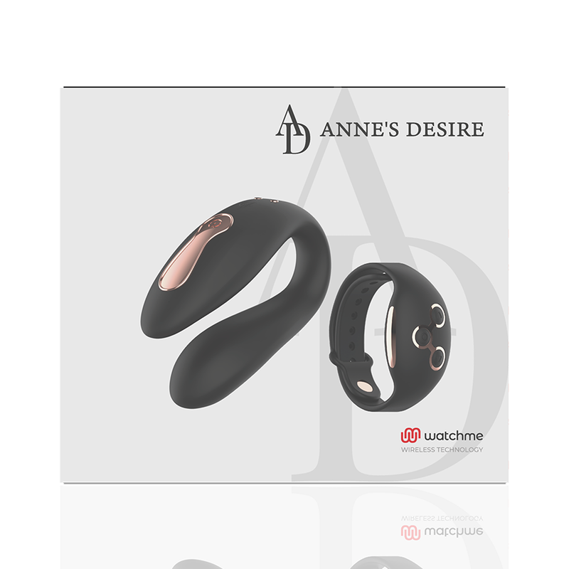 ANNE'S DESIRE - DUAL PLEASURE TECNOLOG A WATCHME NERO/ORO