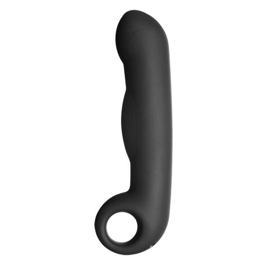 ELECTRASTIM - DILDO IN SILICONE NERO OVID