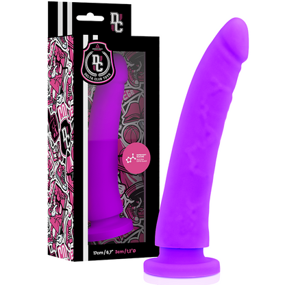 DILDO SILICONE MEDICO NATURALE 17 X 3 CM - DELTA CLUB