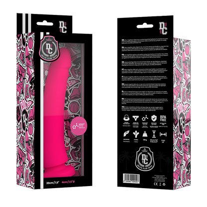 DILDO NATURALE IN SILICONE MEDICO 20 X 4 CM - DELTA CLUB