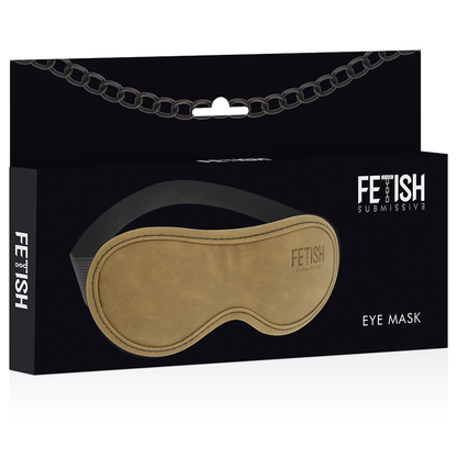 FETISH SUBMISSIVE ORIGEN - MASCHERA VEGANA IN PELLE CON FODERA IN NEOPRENE