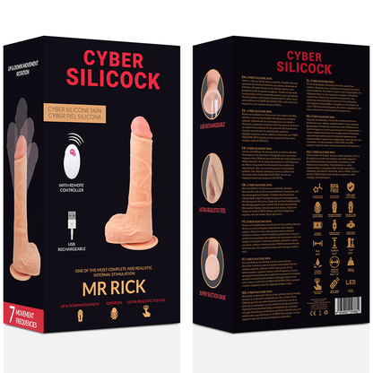 CYBER SILICOCK - TELECOMANDO REALISTICO MR RICK 20.9 CM -O- 4 CM