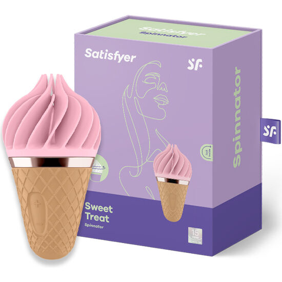 SATISFYER - SWEET TREAT SPINNATOR MARRONE E ROSA