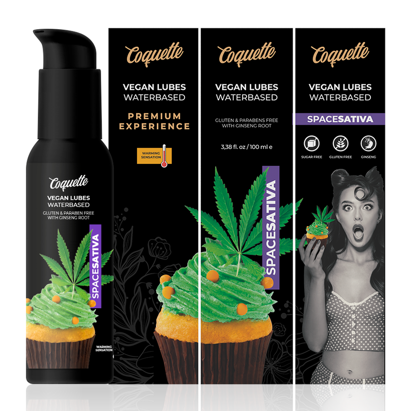 COQUETTE CHIC DESIRE - LUBRIFICANTE SATIVA VEGAN SPACE PREMIUM EXPERIENCE 100 ML