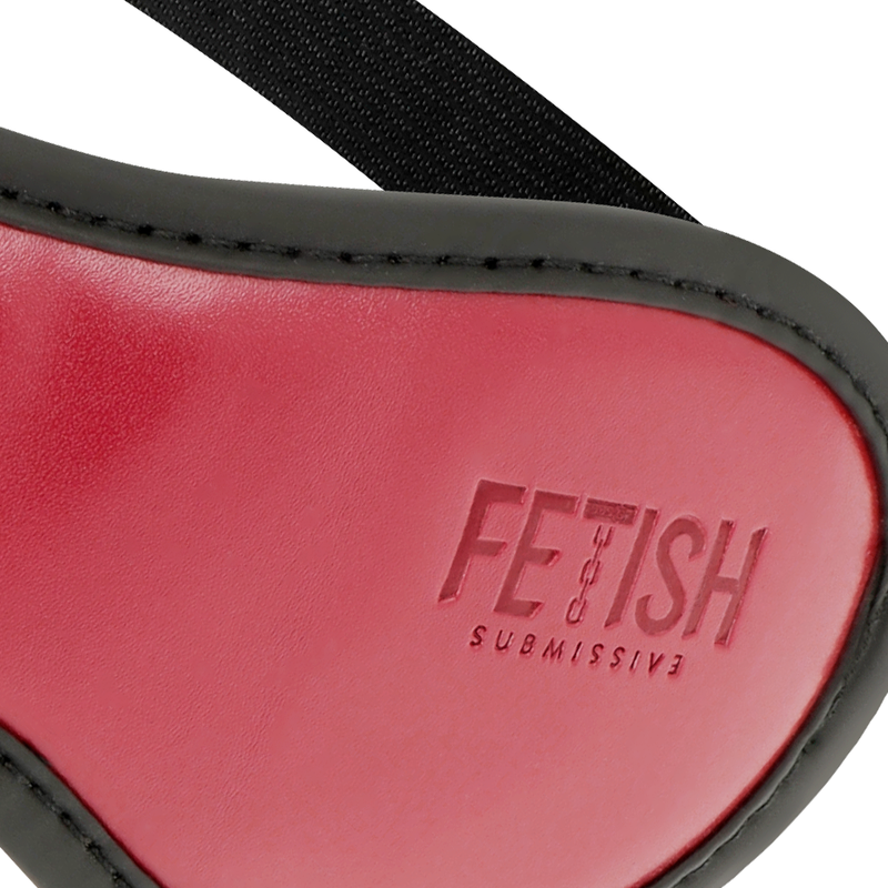 FETISH SUBMISSIVE DARK ROOM - MASCHERA VEGANA IN PELLE CON FODERA IN NEOPRENE