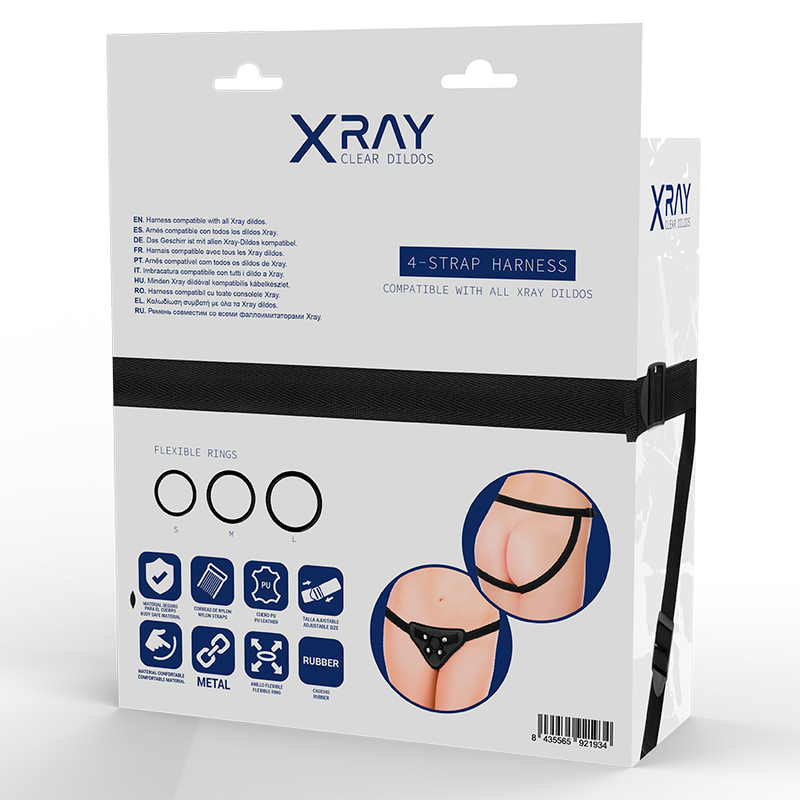 X RAY - IMBRAGATURA CON ANELLI IN SILICONE