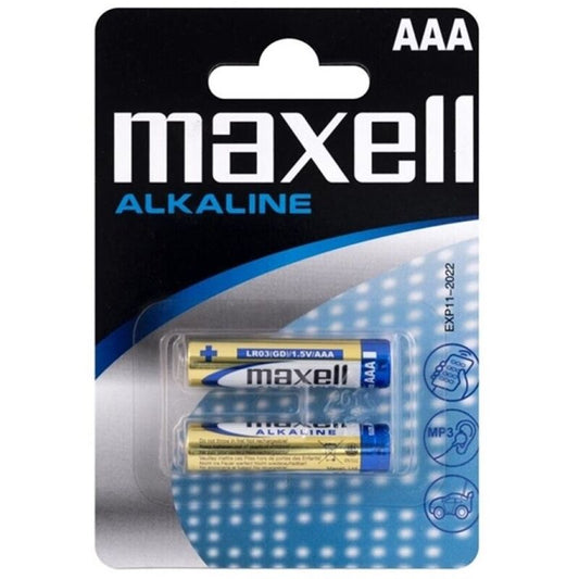 MAXELL - BATTERIA ALCALINA AAA LR03 BLISTER * 2