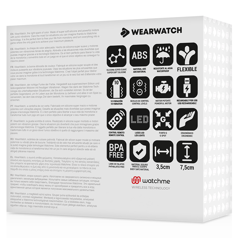 WEARWATCH - TECNOLOGIA WATCHME TELECOMANDO UOVO BLU / JET