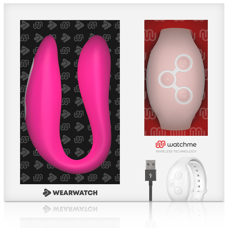 WEARWATCH - VIBRATORE WATCHME DOPPIA TECNOLOGIA FUCSIA / ROSA