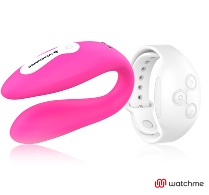 WEARWATCH - WATCHME VIBRATORE A DOPPIA TECNOLOGIA FUCSIA / NEVE