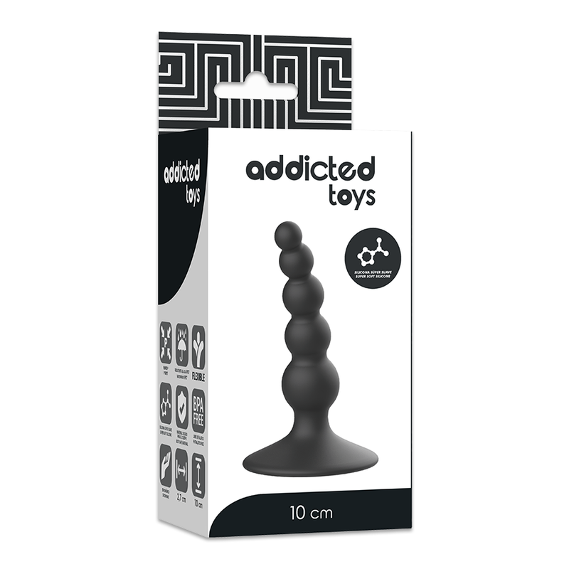 ADDICTED TOYS - ANAL SEXUAL PLUG 10 CM BLACK