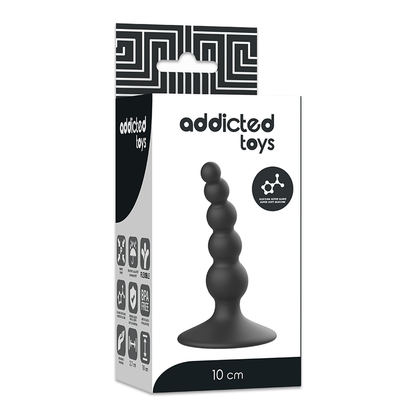 ADDICTED TOYS - ANAL SEXUAL PLUG 10 CM BLACK