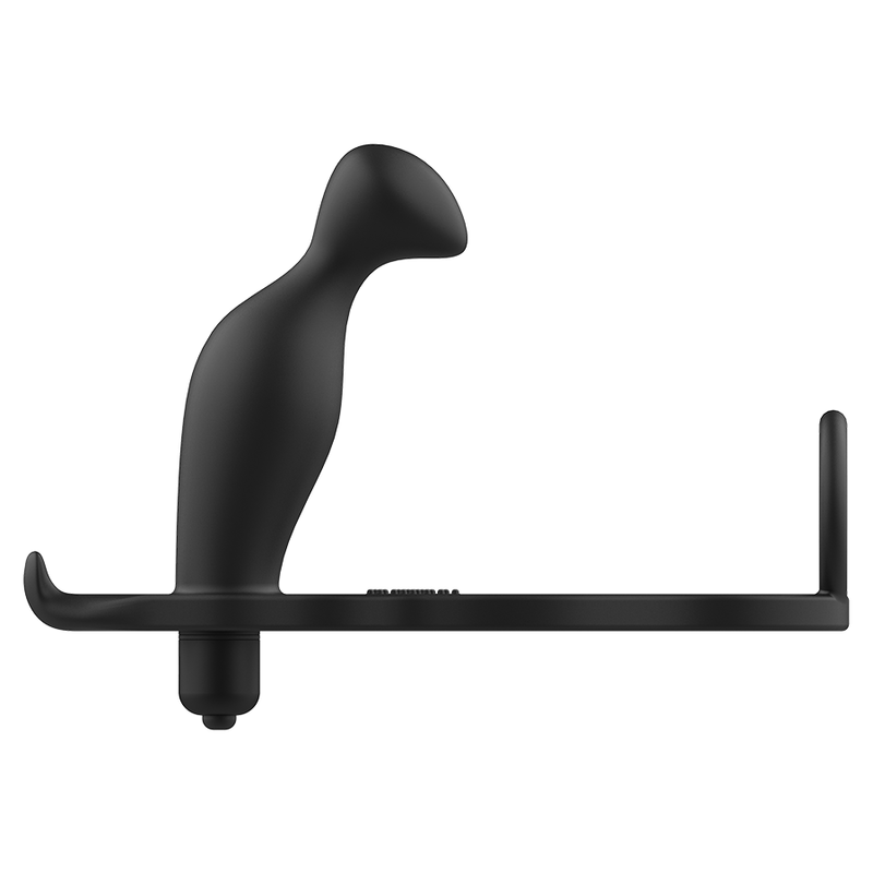 ADDICTED TOYS - PLUG ANALE CON ANELLO IN SILICONE NERO 12 CM